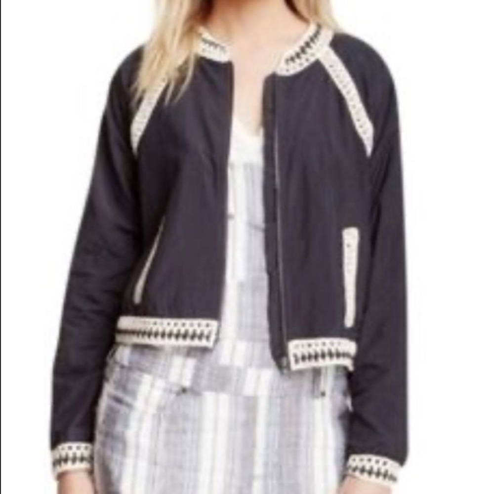 Free People Baseball Jacket M NWT
